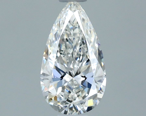 0.5 carat F-VS2 Natūralus Pear Deimantas (1)