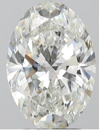 3.01 carat H-VS2 Natūralus Oval Deimantas (1)
