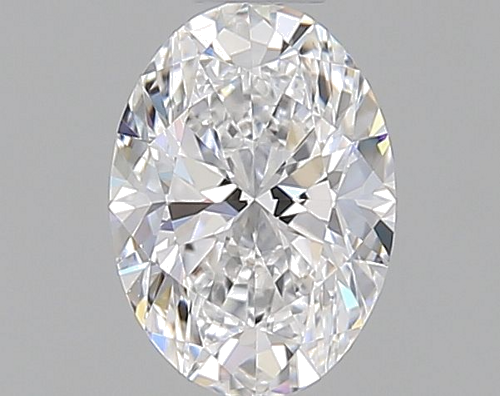 0.38 carat D-VVS1 Natūralus Oval Deimantas (1)