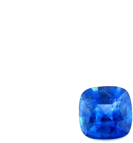 1.25 carat BLUE Cushion Safyras (1)