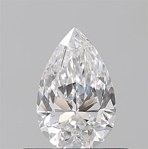 0.51 carat D-VS1 Natūralus Pear Deimantas (1)