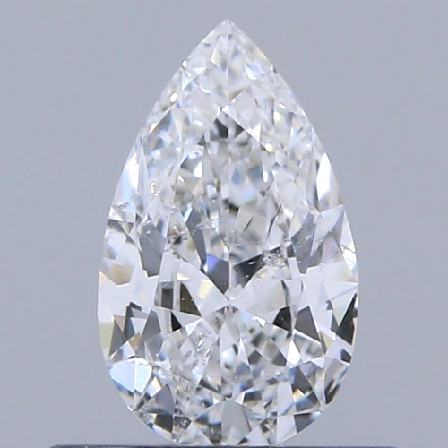 0.4 carat D-SI2 Natūralus Pear Deimantas (1)