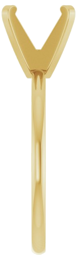 Sužadėtuvių Žiedas „Solitaire“ 14k yellow gold Round 8.2mm (4)