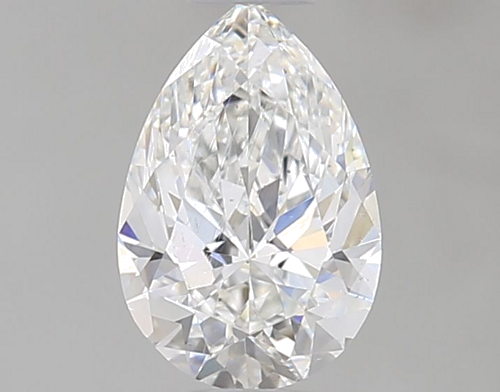 0.5 carat F-SI1 Natūralus Pear Deimantas (1)