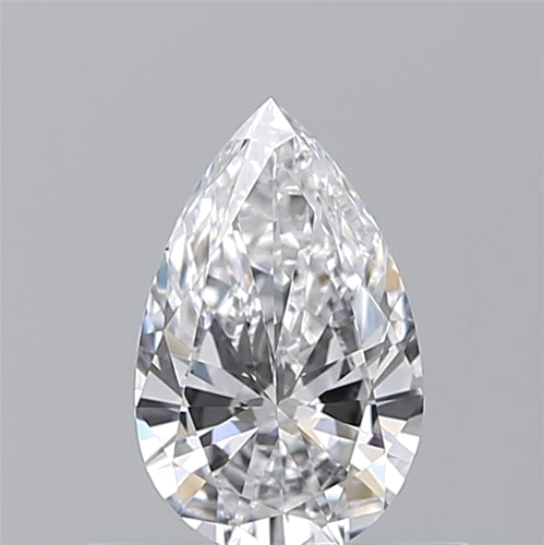0.49 carat D-VS2 Natūralus Pear Deimantas (1)
