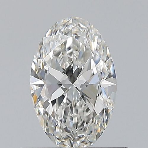 0.58 carat F-VS1 Natūralus Oval Deimantas (1)