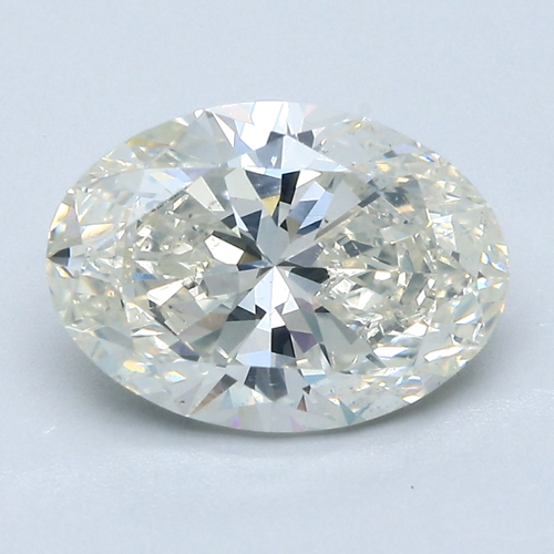 3.01 carat J-SI2 Natūralus Oval Deimantas (1)