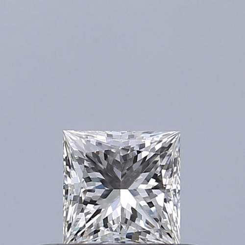 0.32 carat F-VVS2 Natūralus Princess Deimantas (1)