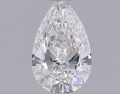 0.34 carat D-VVS2 Natūralus Pear Deimantas (1)