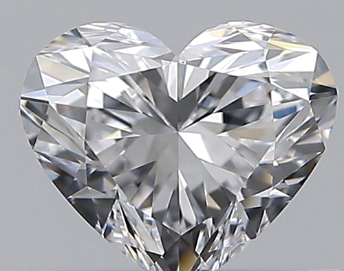 0.53 carat D-VVS2 Natūralus Heart Deimantas (1)