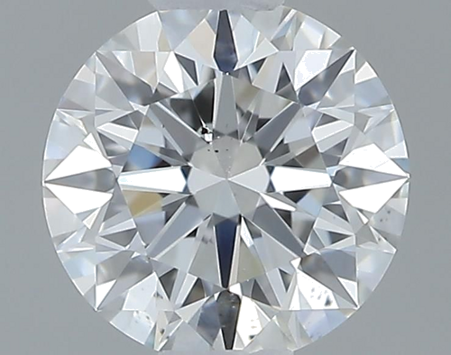 0.43 carat F-SI1 Excellent cut Natūralus Round Deimantas (1)