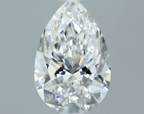 0.52 carat F-VS1 Natūralus Pear Deimantas (1)