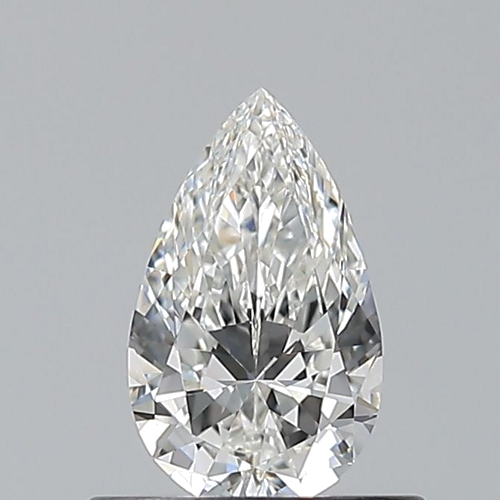 0.5 carat F-VS1 Natūralus Pear Deimantas (1)
