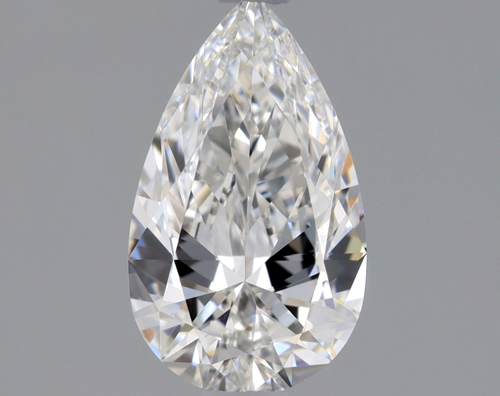 0.55 carat F-VVS1 Natūralus Pear Deimantas (1)