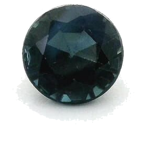 0.58 carat BLUE Round Safyras (1)