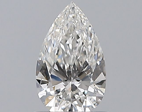 0.66 carat G-SI1 Natūralus Pear Deimantas (1)