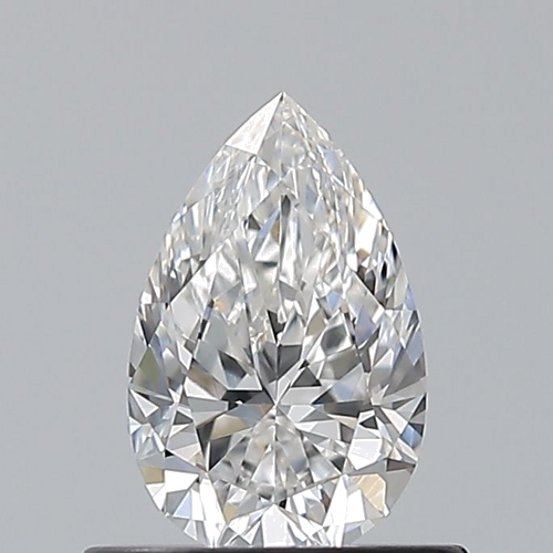 0.55 carat F-VVS2 Natūralus Pear Deimantas (1)