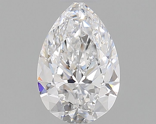 0.5 carat D-VVS1 Natūralus Pear Deimantas (1)