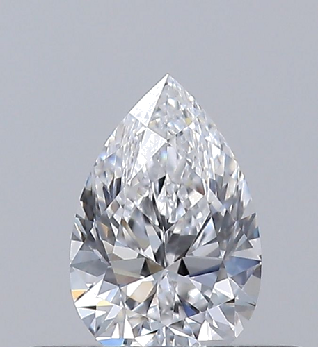 0.3 carat D-VS1 Natūralus Pear Deimantas (1)