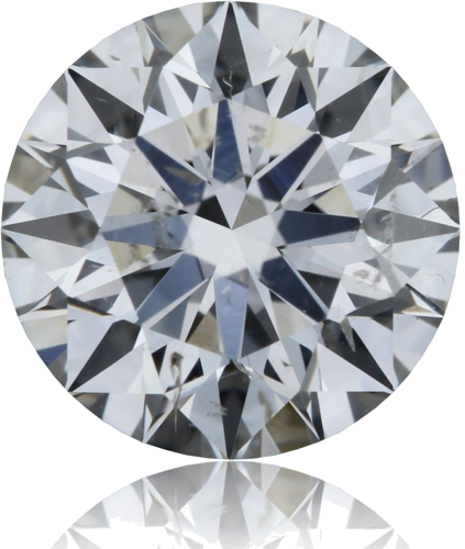0.64 carat G-SI2 Excellent cut Natūralus Round Deimantas (1)