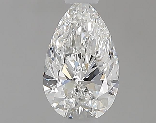 0.39 carat F-VVS1 Natūralus Pear Deimantas (1)