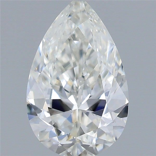 0.5 carat H-SI2 Natūralus Pear Deimantas (1)