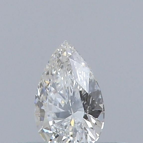 0.23 carat F-VS1 Natūralus Pear Deimantas (1)