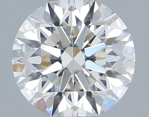 0.46 carat F-VVS2 Excellent cut Natūralus Round Deimantas (1)