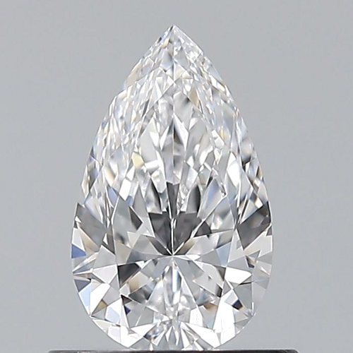 0.62 carat D-VVS1 Natūralus Pear Deimantas (1)