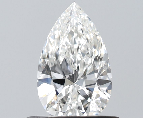 0.5 carat G-VS1 Natūralus Pear Deimantas (1)