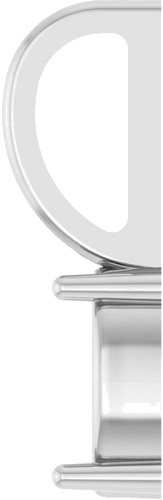 14K White 6x4 mm Oval Charm Pendant Mounting (3)