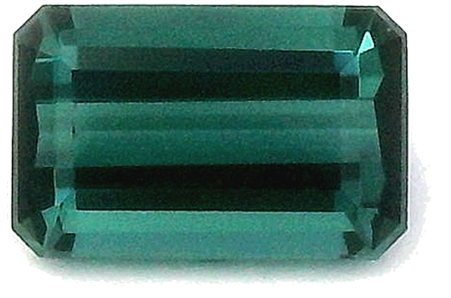 0.63 carat GREEN STEP cut Octagonal Tourmaline (1)