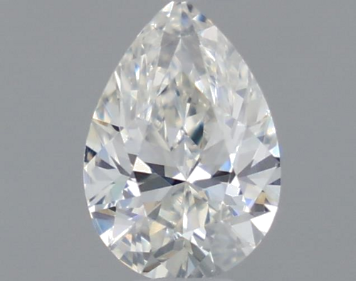 0.4 carat G-VVS2 Natūralus Pear Deimantas (1)