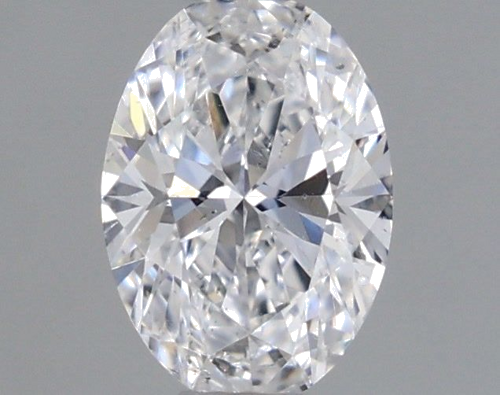 0.47 carat D-SI2 Natūralus Oval Deimantas (1)