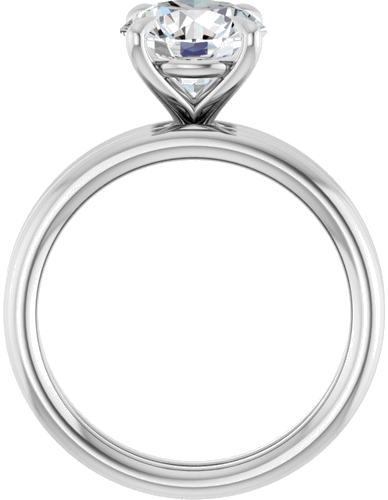 Sužadėtuvių Žiedas „Claw-Prong Solitaire“ 950 Platinos Round 8.2mm (7)