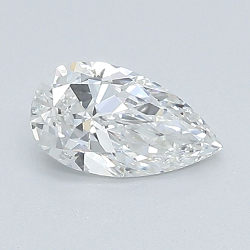 0.5 carat G-VS2 Natūralus Pear Deimantas (1)