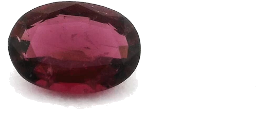 0.66 carat RED Oval Tourmaline (1)