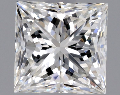 0.44 carat G-VVS2 Natūralus Princess Deimantas (1)
