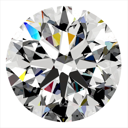 0.4 carat G-SI2 Very Good cut Natūralus Round Deimantas (1)