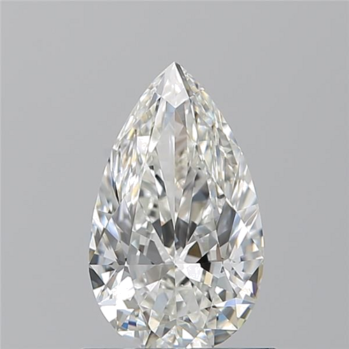0.91 carat G-VS2 Natūralus Pear Deimantas (1)