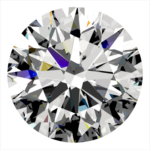0.3 carat F-VS2 Excellent cut Natūralus Round Deimantas (1)