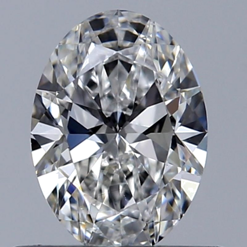 0.5 carat E-VS2 Natūralus Oval Deimantas (1)