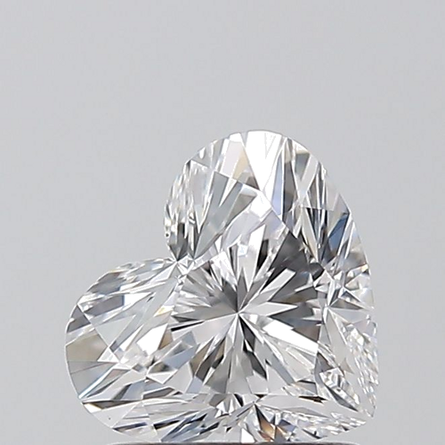 1.01 carat D-VS2 Natūralus Heart Deimantas (1)