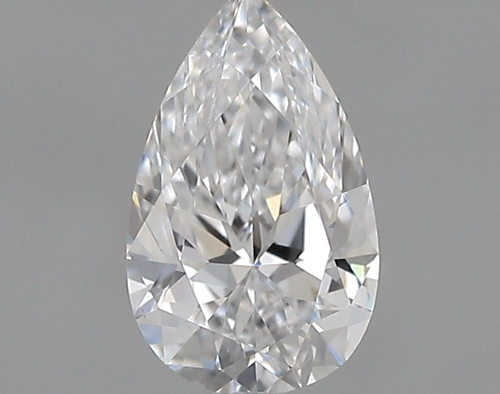 0.3 carat D-VS1 Natūralus Pear Deimantas (1)