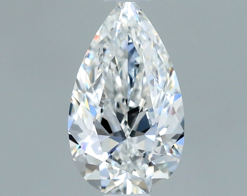0.5 carat E-VS2 Natūralus Pear Deimantas (1)