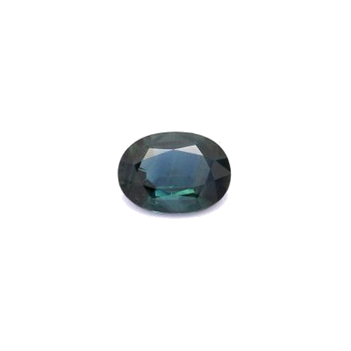 0.81 carat BLUE BRILLIANTSTEP cut Oval Safyras (1)