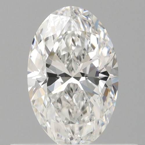 0.47 carat F-VVS2 Natūralus Oval Deimantas (1)