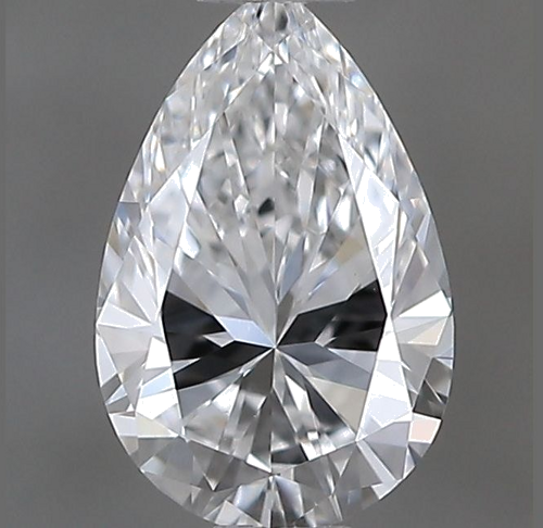 0.5 carat E-VS1 Natūralus Pear Deimantas (1)