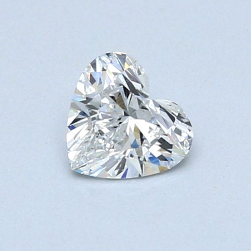 0.5 carat E-VS2 Natūralus Heart Deimantas (1)
