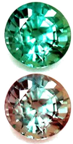 0.18 carat GREEN Round Alexandrite (1)